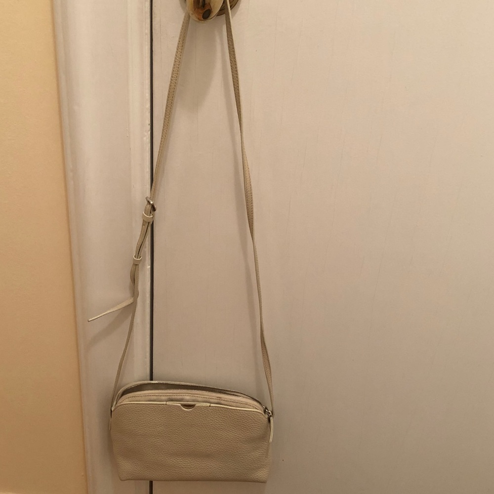 THE ROW multi pouch crossbody cream 1150